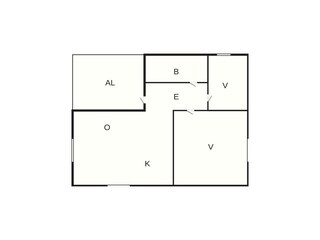 Vakantiehuis Unnaryd Grondplan 19