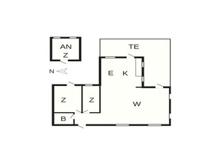 Ferienhaus Hyldtofte Grundriss 5