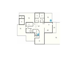 Vakantiehuis Kongsmark Grondplan 43