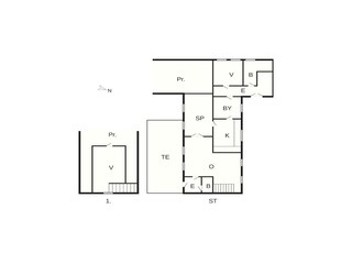 Apartamento Høll Plano de planta 5