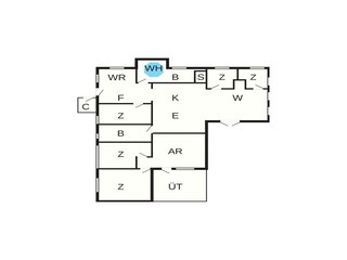 Maison de vacances Løkken Plan d'étage 33