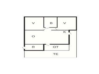 Casa de vacaciones Havneby Plano de planta 2