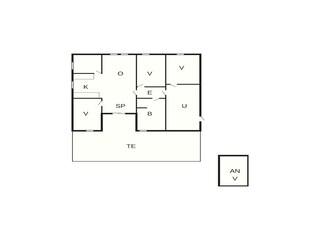 Ferienhaus Skaven Strand Grundriss 2