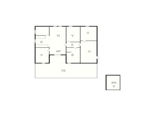 Holiday house Skaven Strand Floor Plan 2