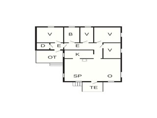 Vakantiehuis Olden Grondplan 27