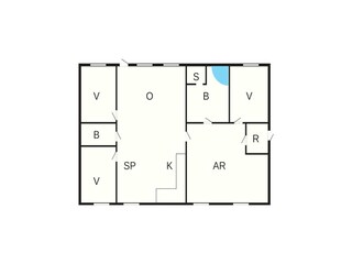 Holiday house Saltum Floor Plan 3