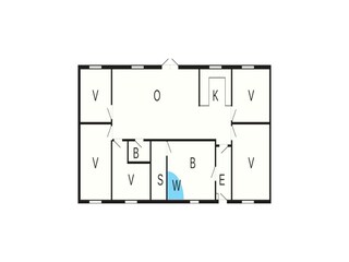 Casa per le vacanze Hou Pianta del piano 3