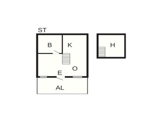 Vakantiehuis Klädesholmen Grondplan 3