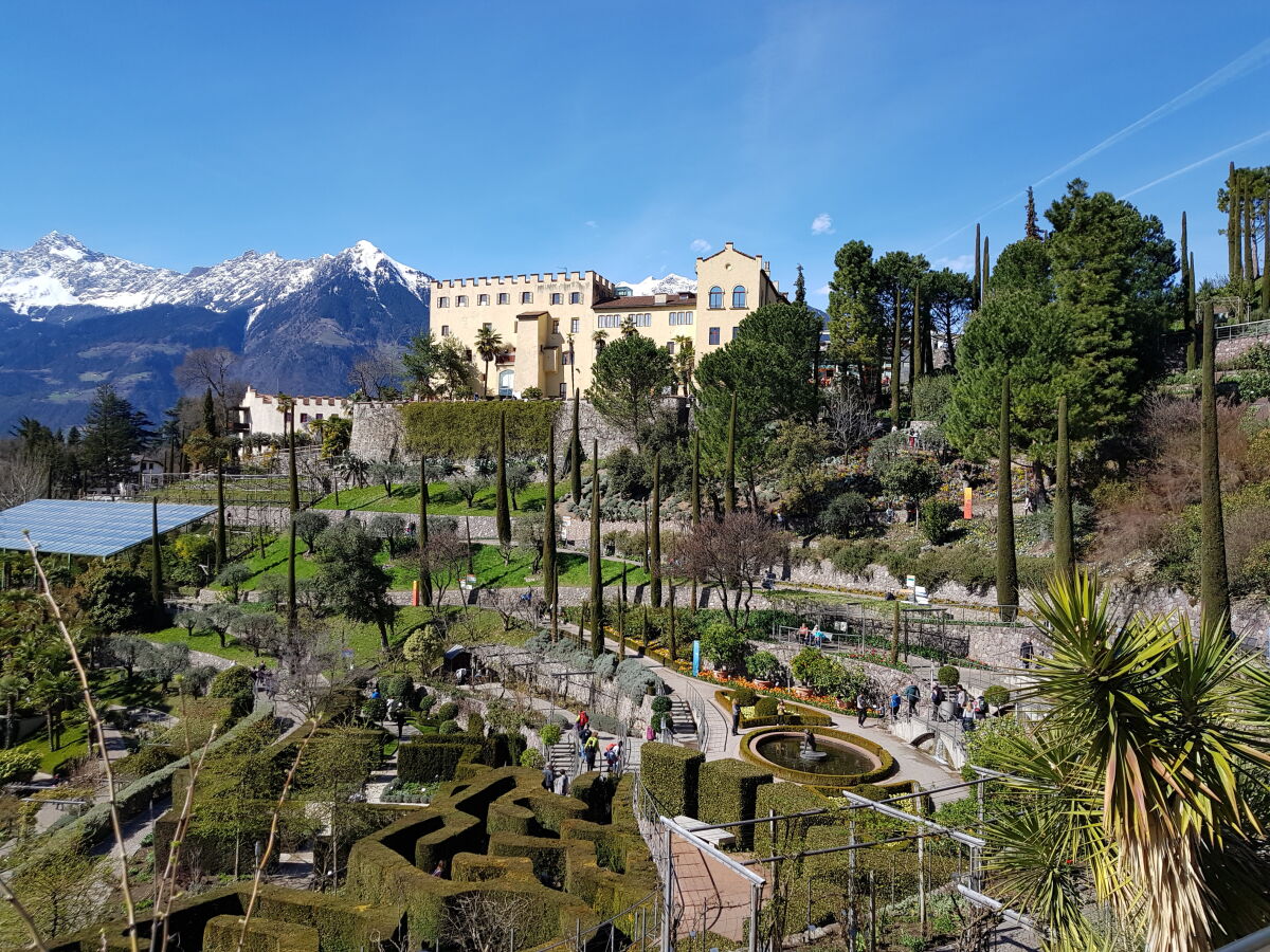 die Gärten von Schloss Trauttmansdorff bei Meran