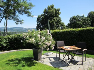 Terrasse 2 in der Morgensonne