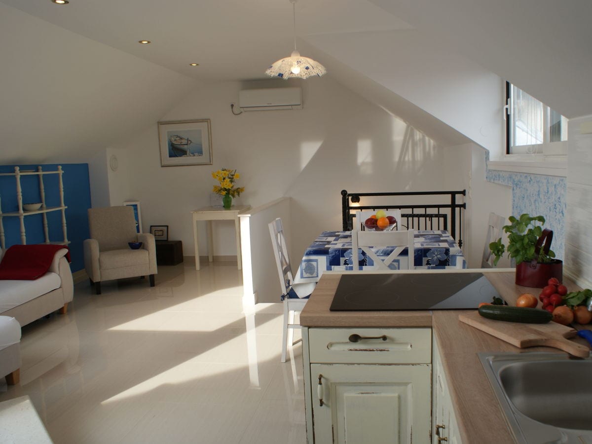 Attic - living room and kitchen