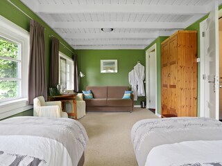 Bedroom en-suite with sofa bed