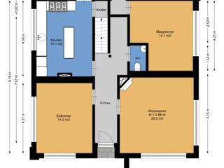 Guestrooms Groundfloor (Bedroom is private)