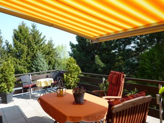 Sonnenterrasse mit Sitzecke