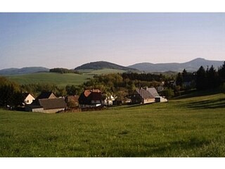 Blick vom Butterberg auf einen Teil von Hainewalde