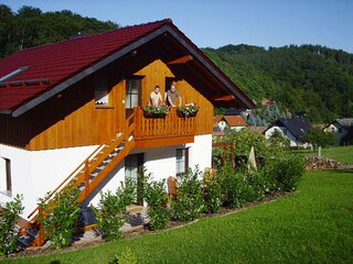 Landhaus "Unterwiese" im Sommer