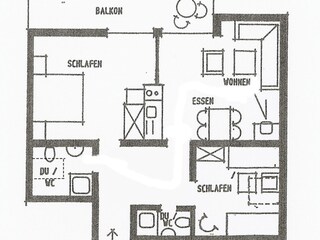 Appartamento per vacanze Freudenstadt Pianta del piano 19