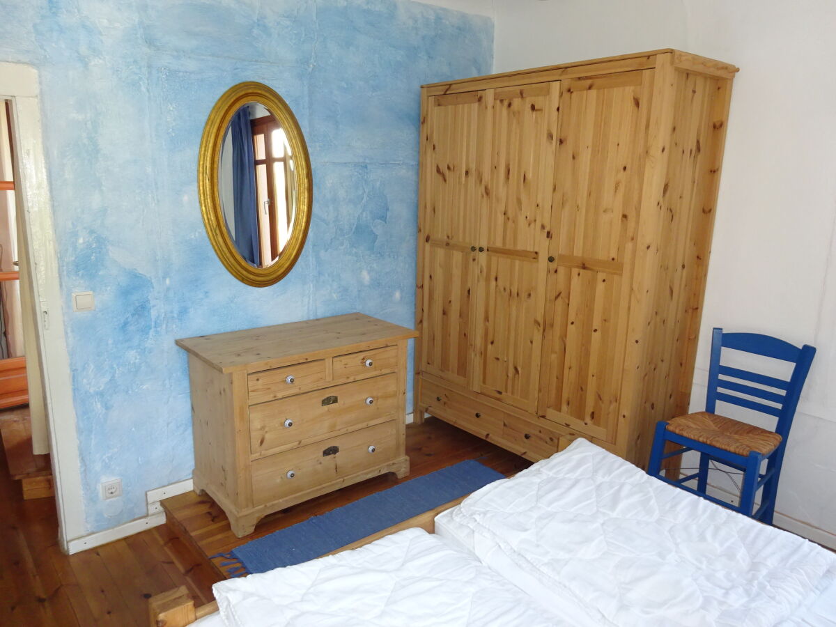 blaues Schlafzimmer