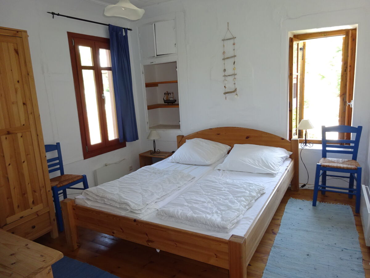 blaues Schlafzimmer