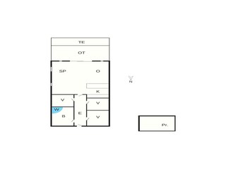 Casa per le vacanze Høll Pianta del piano 43