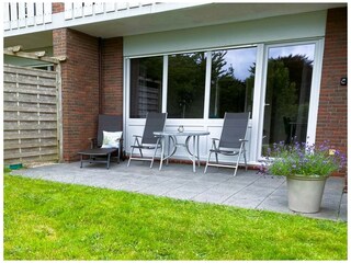 Terrasse mit Liege
