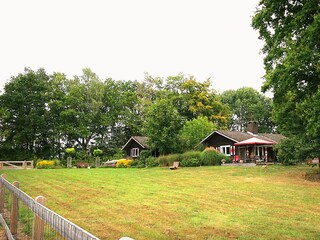 Garten mit Hundezaun