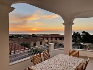 Blick von der Terrasse Richtung Südosten