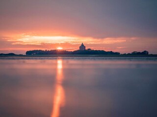 Sonnenuntergang vor Neuwerk