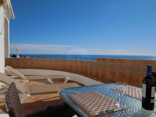 23 m² Panorama-Traumterrasse: 180° Meerblick