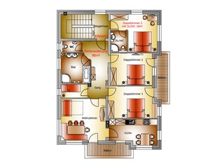 Vakantieappartement Schwendau Grondplan 29