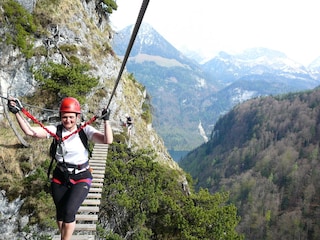 Grünstein Klettersteig zu Fuß vom Haus erreichbar