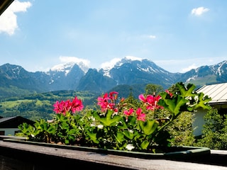 Ausblick vom Südwestbalkon