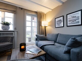 Ferienwohnung Wattnest, Wattblick mit Strandkorb, Rantum, Sylt