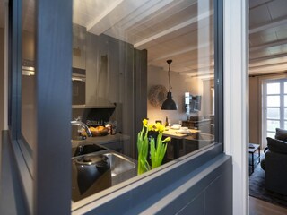 Ferienwohnung Wattnest, Wattblick mit Strandkorb, Rantum, Sylt