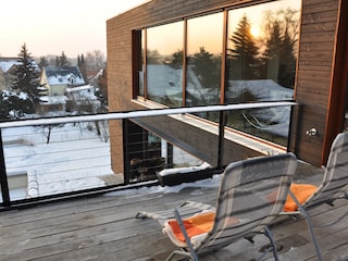 Sauna auf meiner Dachterrasse