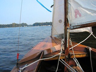 Sailing at lake Schwielowsee