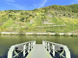 Anleger der Personenschifffahrt in unmittelbarer Nähe