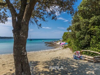 der Strand, kristallklares Meer