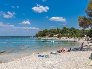 der Strand, kristallklares Meer