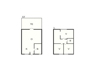 Appartement Skagen Grondplan 4