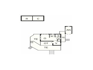 Vakantiehuis Thyholm Grondplan 13