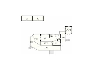 Casa de vacaciones Thyholm Plano de planta 12