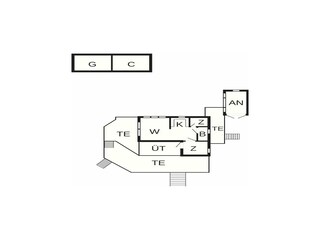 Vakantiehuis Thyholm Grondplan 12