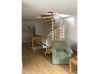 Wendeltreppe zum Schlafstudio