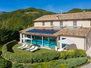 Villa Cagli Grabación al aire libre 3