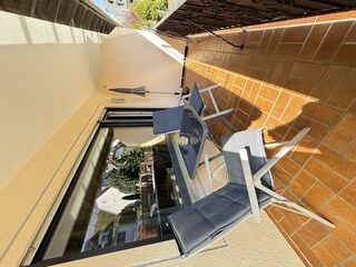 FeWo 1 Balkon Garten