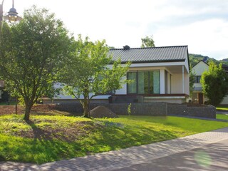 Ferienhaus von der Seite