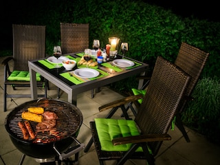 Grillen auf der Terrasse