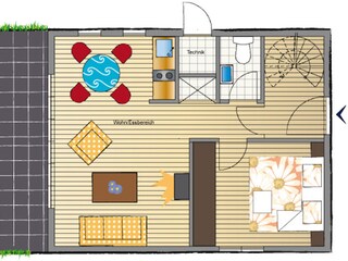 Casa per le vacanze Schwerin in Brandenburg Pianta del piano 28