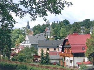 Stützerbach, Blick zur Kirche